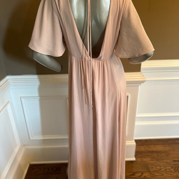 Show Me Your Mimi Formal/Bridesmaid Pink Maxi Dress Sz Medium - Picture 3 of 3